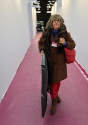 Muriel Ho Paintings in the Studio: Dépôt d'oeuvre au Musée du Grand Palais dans le Cadre d'ART CAPITAL février 2020