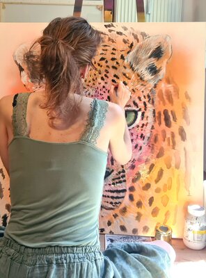 Rosie Tretter in de studio