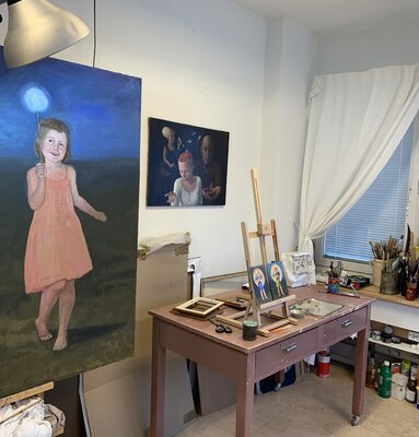 Ulrika Westerberg im Studio: In my studio at ABC collective in Vällingby, Stockholm