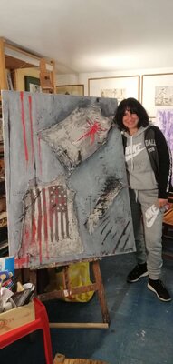 sabrina Missere in the Studio