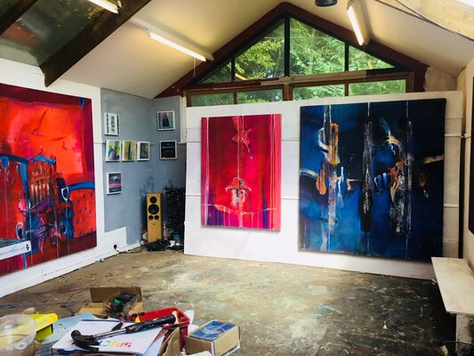 David Armitage in de studio