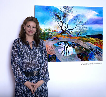 Silvia Pavlova in de studio: In Blue