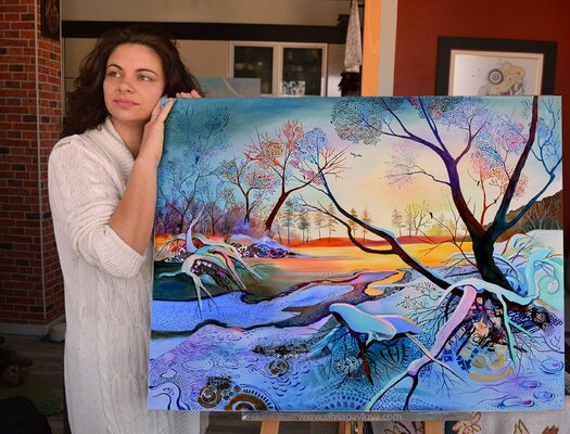 Silvia Pavlova in de studio: The Light Of Winter
