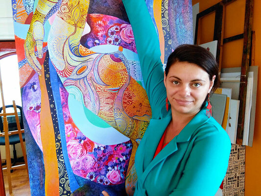 Silvia Pavlova in de studio: At my studio