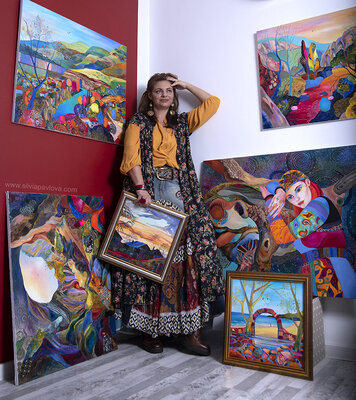 Silvia Pavlova in de studio: Getting ready for my solo exhibition