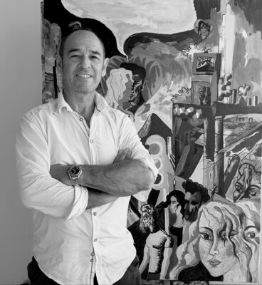 Victor Collcardenas in the Studio