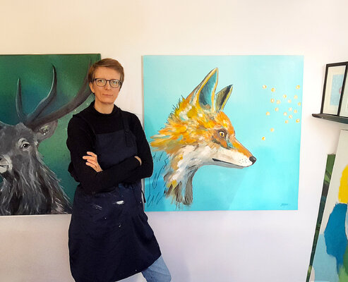 Barbara Dräger im Studio
