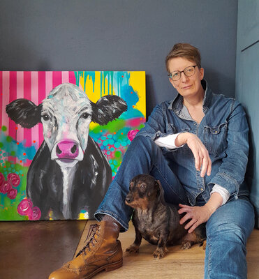 Barbara Dräger im Studio