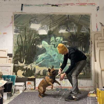 Philippa Jasper en el estudio