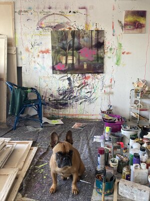Philippa Jasper en el estudio
