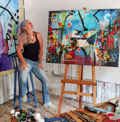 Karnish Art in de studio