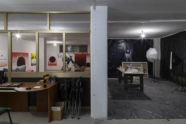 Federico Bernardi nello studio