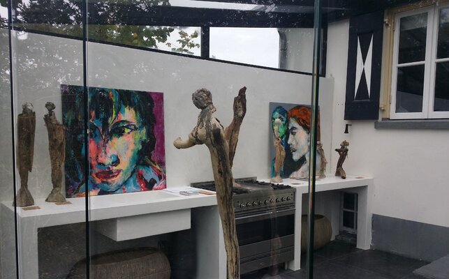 Wally Leiking in de studio: Kunstmoment in Diepenheim