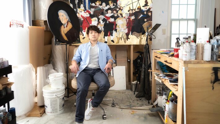 Tomoya Nakano en el estudio