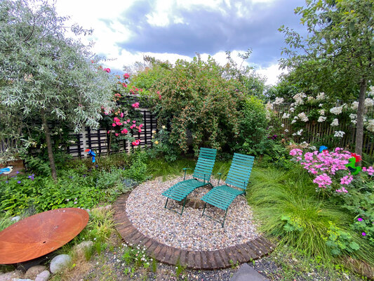 Antje Wanderer-Oberhaus in de studio