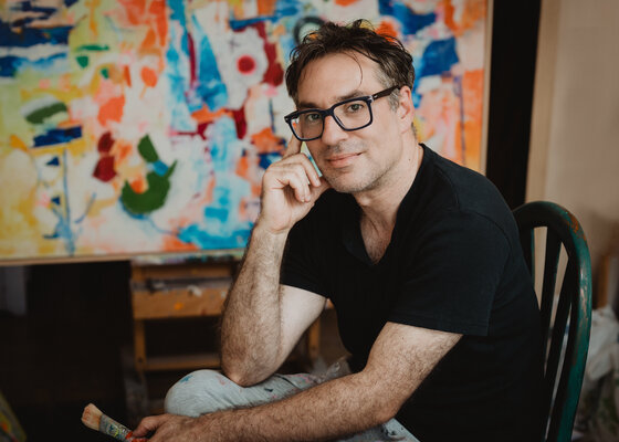 Javier G. Ramos im Studio