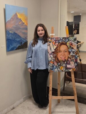 Jane Lantsman im Studio: Solo exhibition "When Color Speaks"