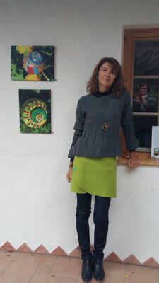 Christine Hagelkrüys in de studio: Kunststall 2018