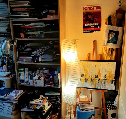 Sophie Queuniez im Studio: Mon univers artistique...