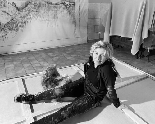 Petra Marian in the Studio