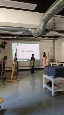 Vincenzo Cesetti dans le studio: corso di disegno anatomia umana