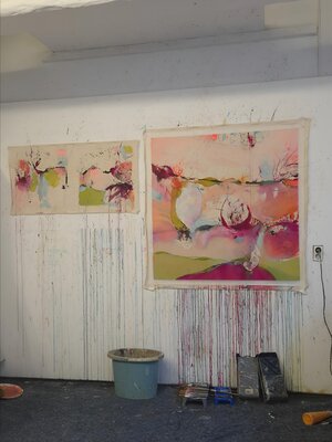 Susann Kasten-Jerke in de studio: Process of Art