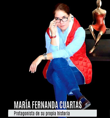 Maria Fernanda Cuartas in the Studio