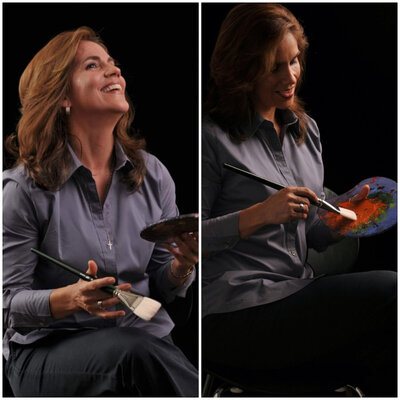 Maria Fernanda Cuartas in the Studio