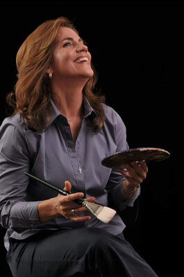 Maria Fernanda Cuartas in the Studio