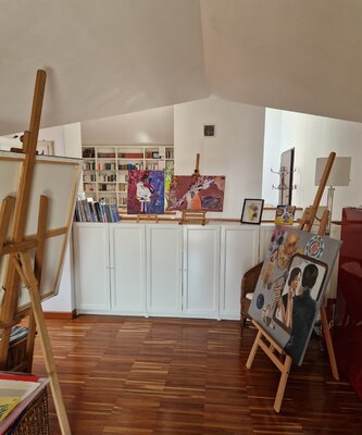 Chiara Poli in the Studio