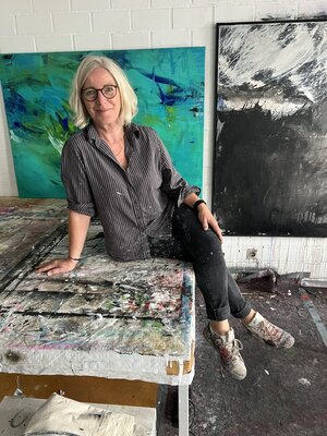 Susanne Blum nello studio