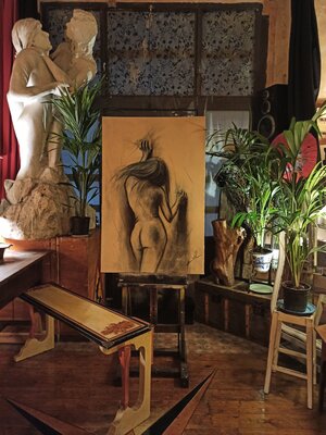Guilhem Badie nello studio: Atelier Barcelona