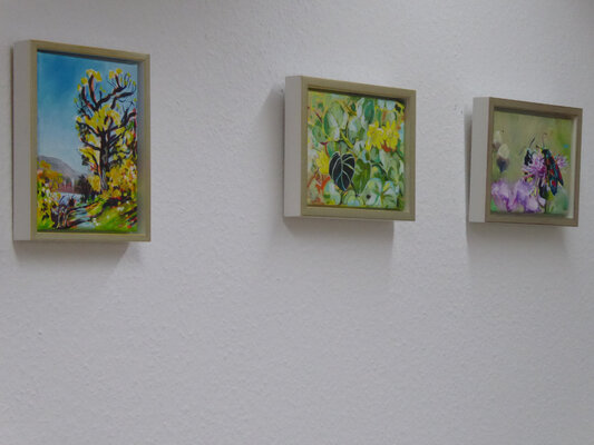 Kirsten Treis nello studio: "Bunte Tüte", 2024.