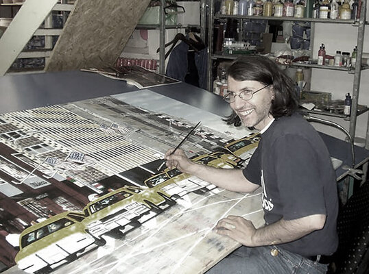 Master Phago in the Studio: Altelier Phago Hamburg- Eimsbüttel, -2006