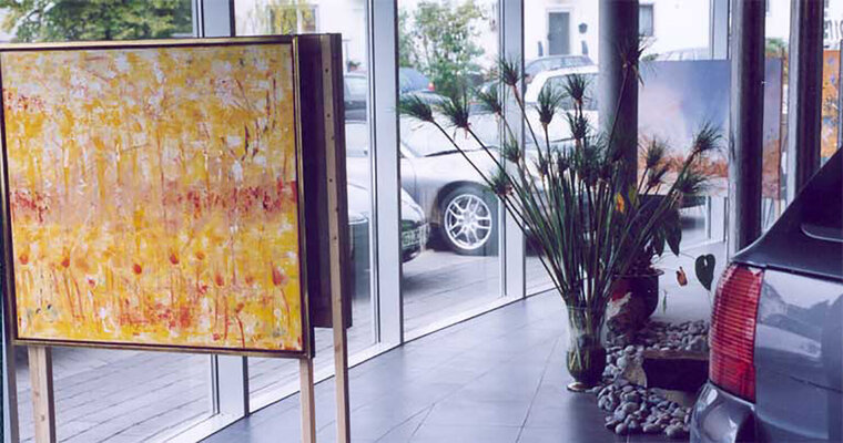 Master Phago in the Studio: Exhibition -2003, Porsche Zentrum Limburg