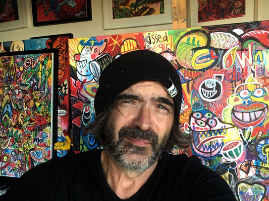 Gilles Pierre nello studio