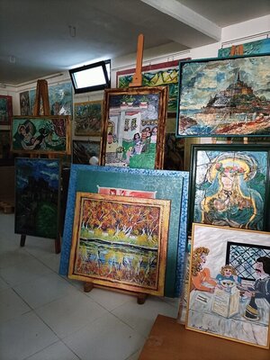 Len Vernaghi in the Studio: Alcune delle mie opere