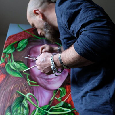 paolo braccini im Studio