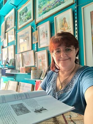 Debora Ferruzzi Caruso in the Studio