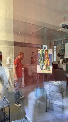 Aleksey Ovsyannikov im Studio