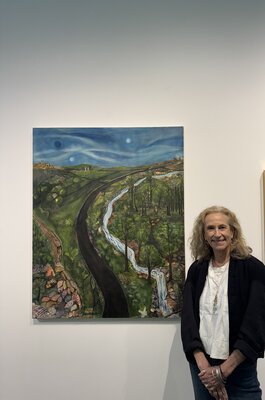 Denise Adler im Studio: At Annmarie Sculpture Gardens Imaginary Places Show last year...