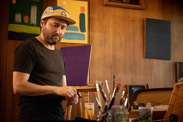 Joaquín Acevedo im Studio