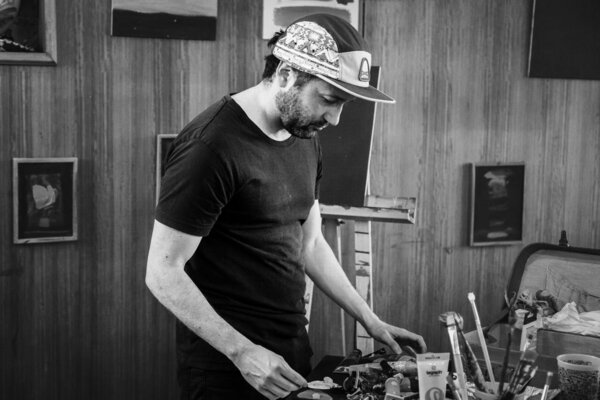 Joaquín Acevedo im Studio
