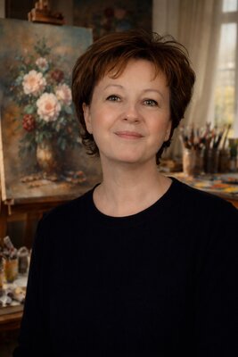 Rita Vestri in the Studio