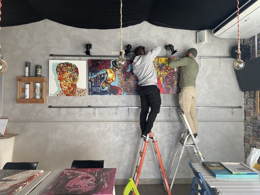 Biagio Antonio Occhipinti en el estudio: Esposizione Whynot