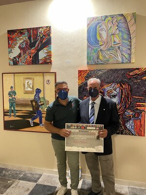 Biagio Antonio Occhipinti en el estudio: Premiazione