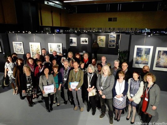 Claudio Pincas Feldman in de studio: Coquelles Bienal Watercolors