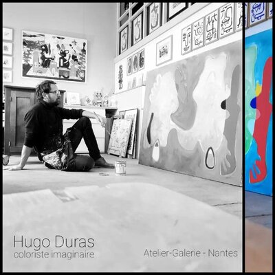 Hugo Duras in de studio