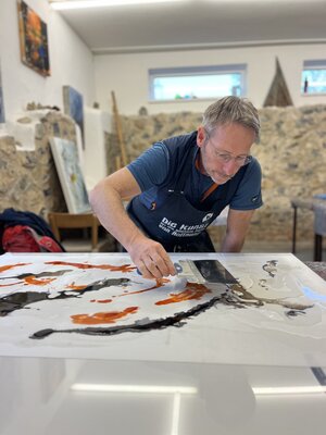 Robert Kachel in the Studio: Im Process