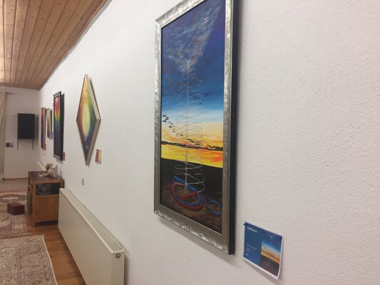 Robert Kachel in the Studio: Ausstellung in der Phönix-Galerie mit Bildern einer früheren Schaffensperiode